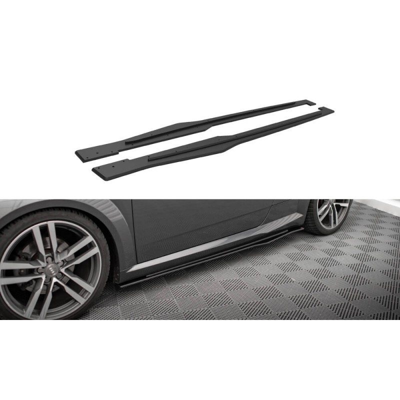 Street Pro Side Skirts Diffusers Audi TT S / S-Line 8S a 357,56 € uniw-AUTT3SLINECNC-SD1B*19490 chez CAROU TUNING