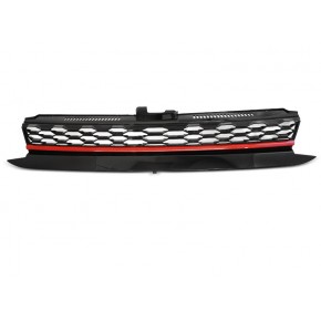 Grille Sport Avant Noire Rouge pour VW Golf 7 2017-2023 a 175,21 € GRVW25 chez CAROU TUNING