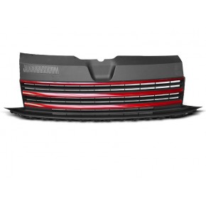 Grille Avant Noire Rouge pour VW T6 2015-2019 a 231,14 € GRVW29 chez CAROU TUNING