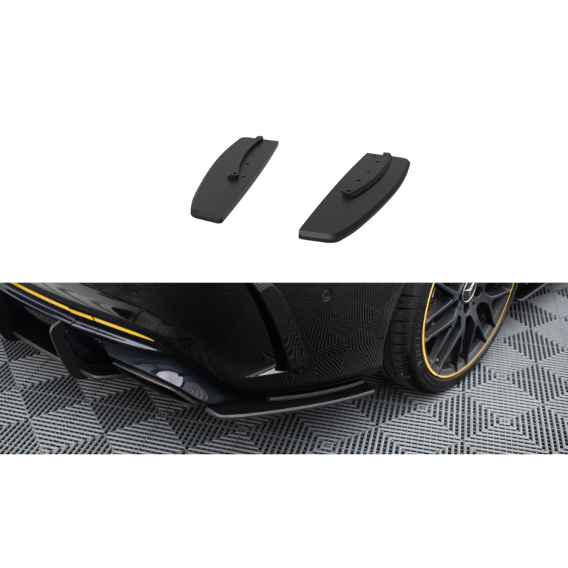 Street Pro Rear Side Splitters Mercedes-AMG CLA 45 C117 Facelift a 188,30 € uniw-MECLA117AMGAEROCNC-RSD1BRB*19520 chez CAROU TUNING