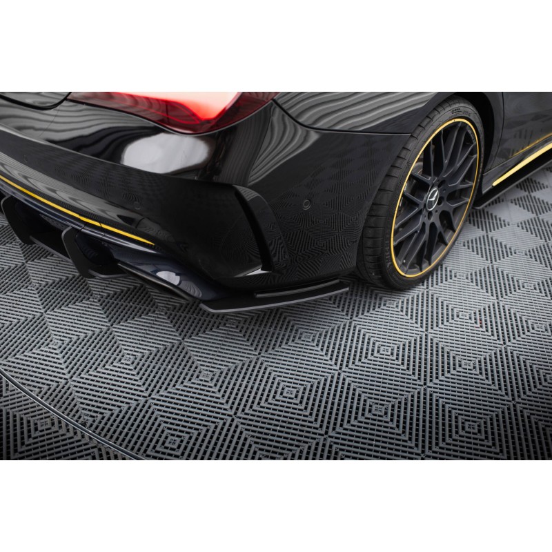 Street Pro Rear Side Splitters Mercedes-AMG CLA 45 C117 Facelift a 188,30 € uniw-MECLA117AMGAEROCNC-RSD1BRB*19520 chez CAROU TUNING