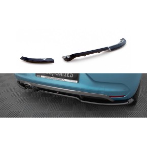 Rear Splitter (with vertical bars) Renault Clio R.S. Line Mk5 a 526,82 € uniw-RE-CL-5-RSLINE-RSD1G+RD1G*19541 chez CAROU TUNING
