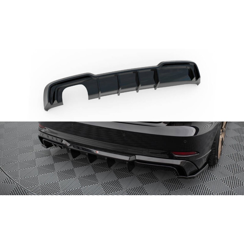 Rear Valance Audi A3 S-Line Sportback 8V Facelift (Version with dual exhausts on one side) a 410,46 € uniw-AU-S3-3F-SB-RS1GOO__*19634 chez CAROU TUNING