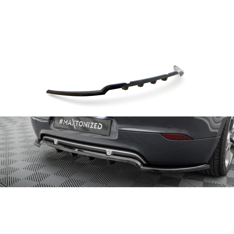 Rear Splitter (with vertical bars) Renault Megane GT MK3 Facelift a 526,82 € uniw-RE-ME-3-GT-RD1G+RD2G*19675 chez CAROU TUNING