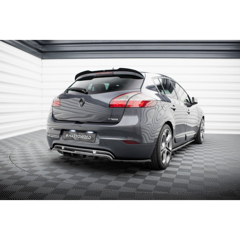 Rear Splitter (with vertical bars) Renault Megane GT MK3 Facelift a 526,82 € uniw-RE-ME-3-GT-RD1G+RD2G*19675 chez CAROU TUNING