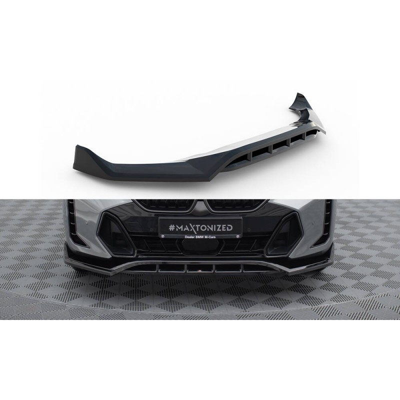 Front Splitter V.2 BMW X6 M-Pack G06 Facelift a 526,82 € uniw-BM-X6-G06F-MPACK-FD2G+FD2RG*19678 chez CAROU TUNING