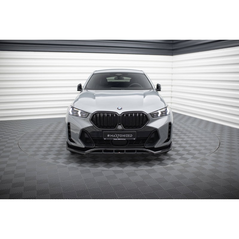 Front Splitter V.2 BMW X6 M-Pack G06 Facelift a 526,82 € uniw-BM-X6-G06F-MPACK-FD2G+FD2RG*19678 chez CAROU TUNING