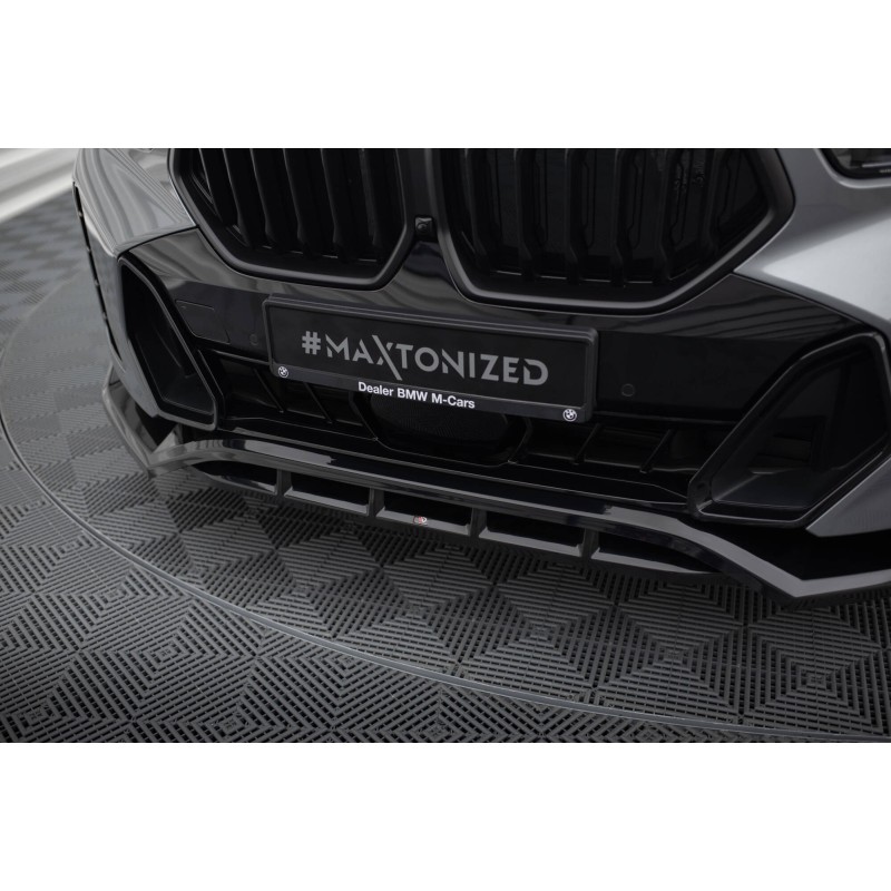 Front Splitter V.2 BMW X6 M-Pack G06 Facelift a 526,82 € uniw-BM-X6-G06F-MPACK-FD2G+FD2RG*19678 chez CAROU TUNING