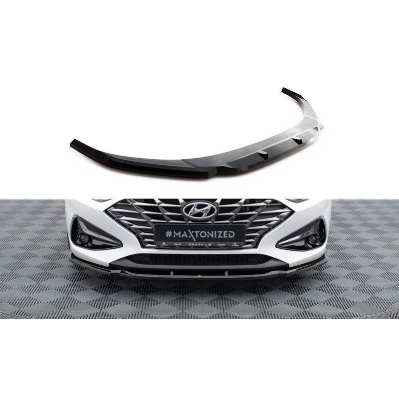 Front Splitter V.1 Hyundai I30 Mk3 Facelift a 421,03 € uniw-HY-I30-3F-FD1G*19683 chez CAROU TUNING