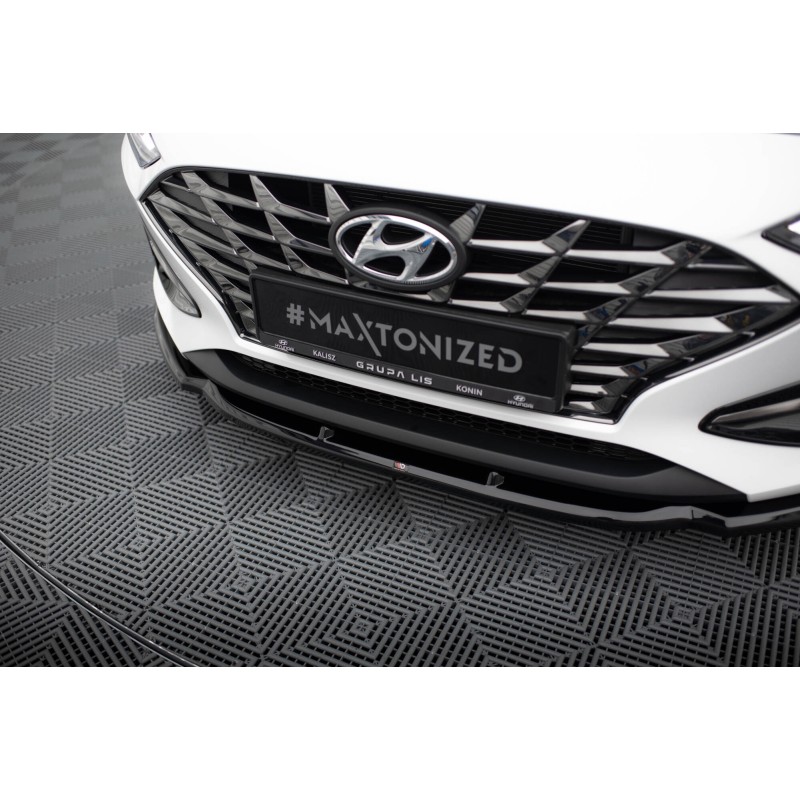 Front Splitter V.1 Hyundai I30 Mk3 Facelift a 421,03 € uniw-HY-I30-3F-FD1G*19683 chez CAROU TUNING
