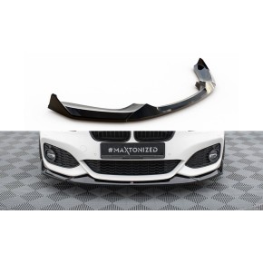 Front Splitter V.4 CSL Look BMW 1 M-Pack / M140i F20 Facelift a 421,03 € uniw-BM-1-F20F-M-FD4G*19697 chez CAROU TUNING