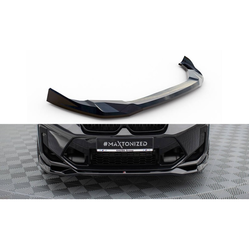 Front Splitter V.2 BMW X3 M F97 Facelift a 421,03 € uniw-BM-X3M-F97F-FD2G*19745 chez CAROU TUNING