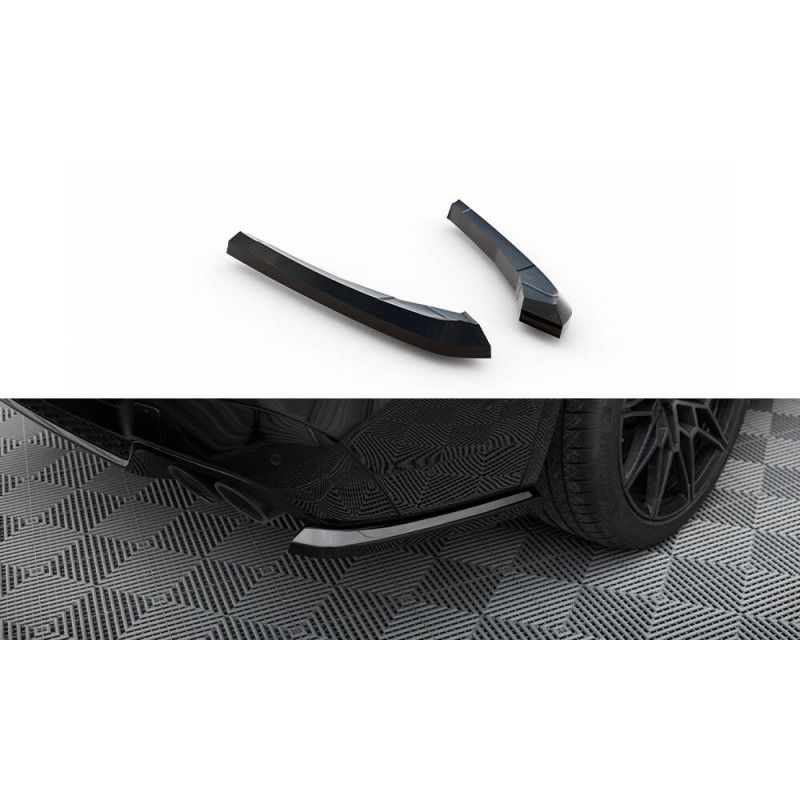 Rear Side Splitters V.1 BMW X3 M F97 Facelift a 188,30 € uniw-BM-X3M-F97F-RSD1G*19746 chez CAROU TUNING