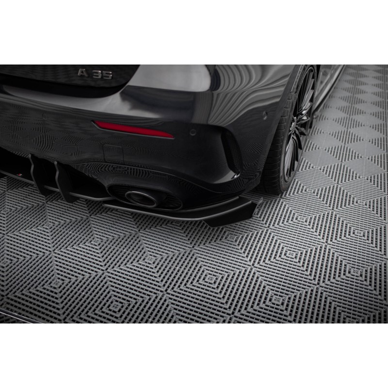Street Pro Rear Side Splitters + Flaps Mercedes-AMG A35 Hatchback W177 a 313,13 € uniw-MEA177F35CNC-RSD1BRB+RSF1G*19917 chez CAROU TUNING