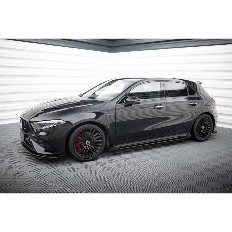 Side Flaps Mercedes-AMG A35 W177 Facelift a 124,83 € uniw-MEA177F35CNC-SF1G*19926 chez CAROU TUNING