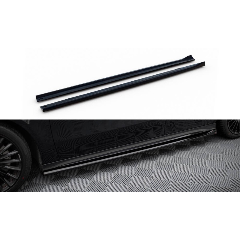 Side Skirts Diffusers Mercedes-AMG A35 W177 Facelift a 421,03 € uniw-ME-A-177F-35-SD1G*19928 chez CAROU TUNING