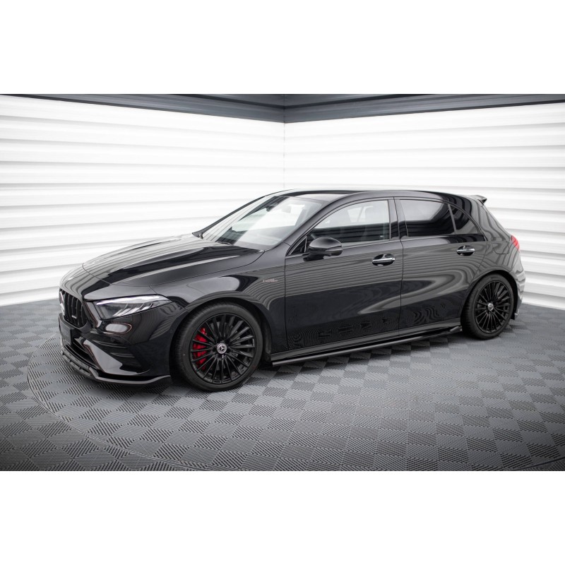 Side Skirts Diffusers Mercedes-AMG A35 W177 Facelift a 421,03 € uniw-ME-A-177F-35-SD1G*19928 chez CAROU TUNING