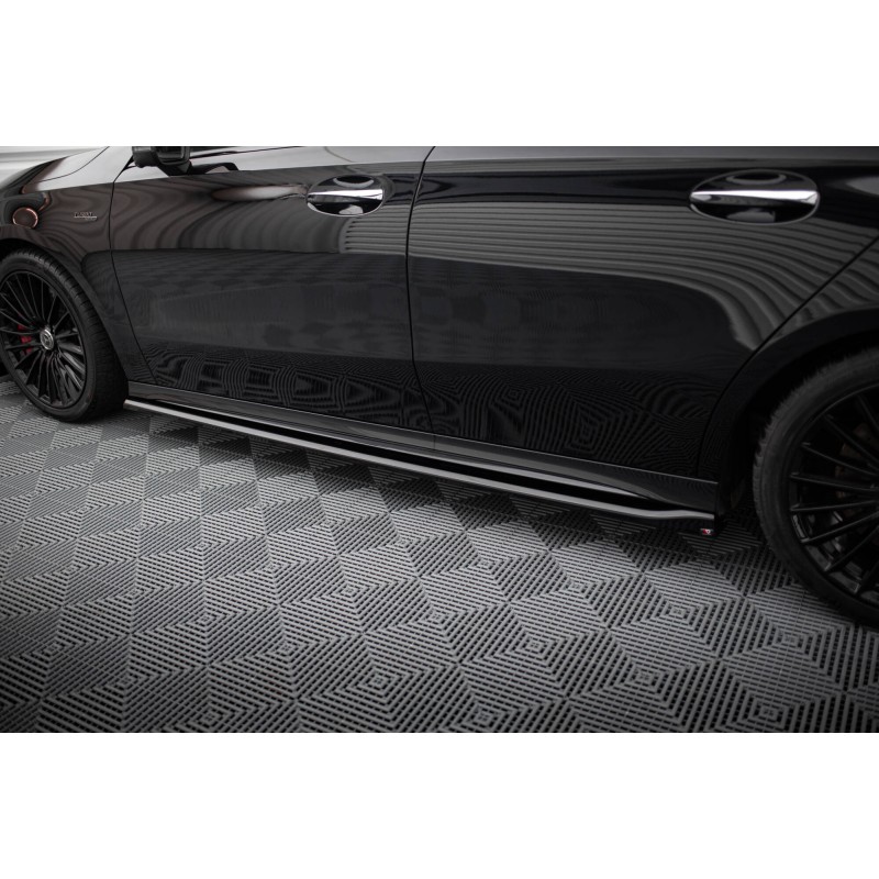 Side Skirts Diffusers Mercedes-AMG A35 W177 Facelift a 421,03 € uniw-ME-A-177F-35-SD1G*19928 chez CAROU TUNING