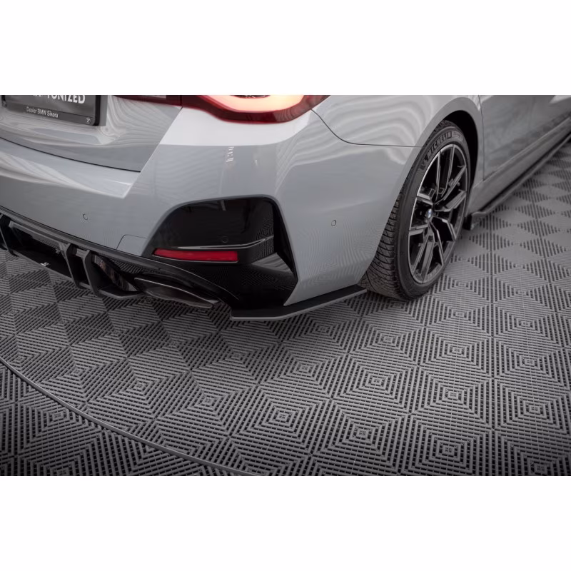 Street Pro Rear Side Splitters BMW 4 Gran Coupe M440i G26 a 145,99 € uniw-BM4G26MPACKGCCNC-RSD2B*20003 chez CAROU TUNING