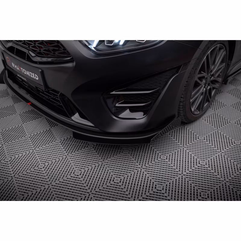 Street Pro Front Splitter + Flaps Kia Proceed GT Mk3 Facelift / Ceed GT / GT - Line Mk1 Facelift a 567,02 € uniw-KICE3FPROGTCNC-FD1BRB+FSF1G*20014 chez CAROU TUNING