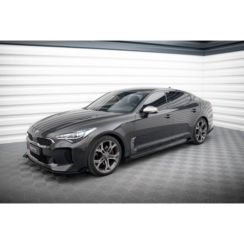Street Pro Side Skirts Diffusers + Flaps Kia Stinger GT / GT-Line / Standard Mk1 a 482,39 € uniw-KIST1GTLINECNC-SD1B+SF1G*20088 chez CAROU TUNING