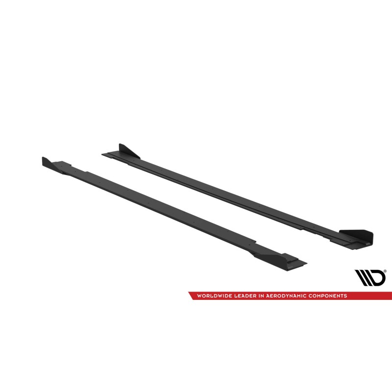 Street Pro Side Skirts Diffusers + Flaps Kia Stinger GT / GT-Line / Standard Mk1 a 567,02 € uniw-KIST1GTLINECNC-SD1BRB+SF1G*20089 chez CAROU TUNING