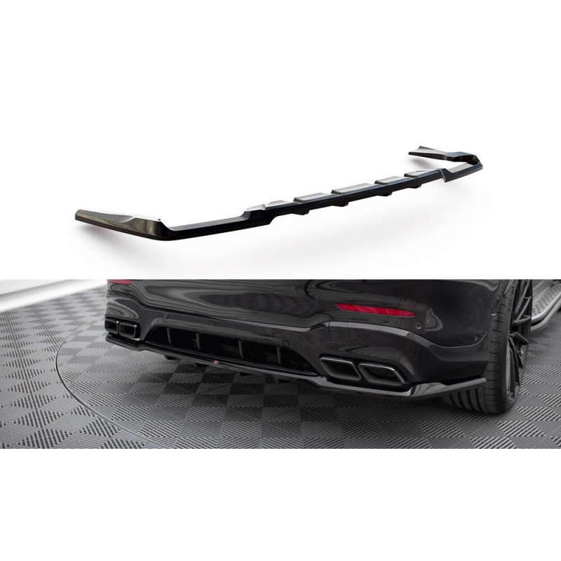 Rear Splitter (with vertical bars) V.2 Mercedes-AMG GLC 63 SUV X253 a 526,82 € uniw-ME-GLC-X253-63-RD3G+RD4G*20112 chez CAROU TUNING