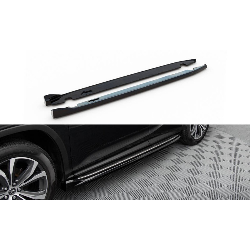 Side Skirts Diffusers Lexus RX Mk4 Facelift a 421,03 € uniw-LE-RX-4F-SD1G*20126 chez CAROU TUNING