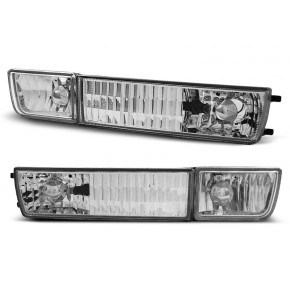 PARE-CHOC AVANT avec FEUX FOOG CHROMÉS s'adapte à VW GOLF 3 / VENTO a 138,49 € KPVW21 chez CAROU TUNING