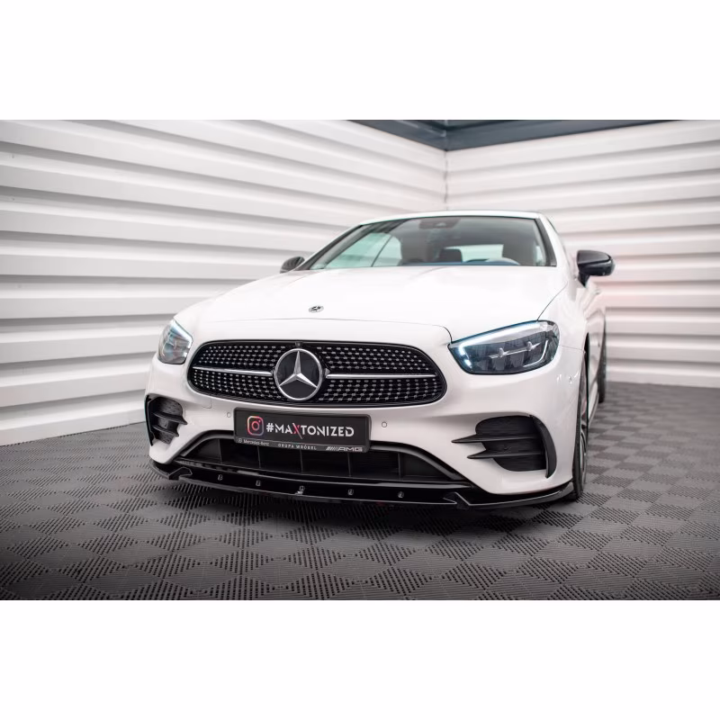 Front Splitter V.2 Mercedes-Benz E-Class W213 Coupe (C238) / Cabriolet (A238) AMG-Line / 53 AMG a 421,03 € uniw-ME-E-213F-AMGLINE-C-FD2G*20216 chez CAROU TUNING