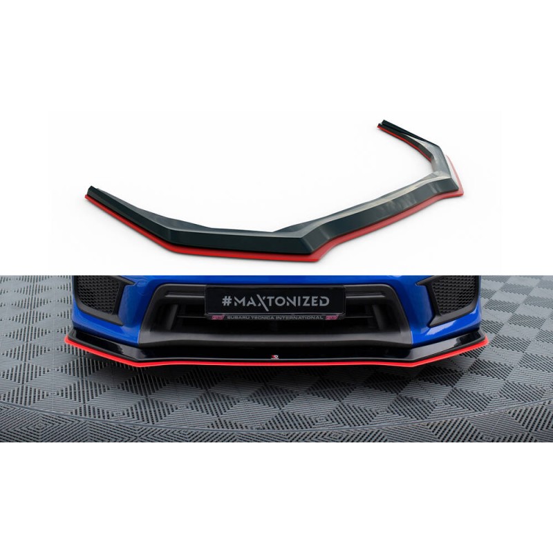 Front Splitter V.2 Subaru WRX STI Mk1 Facelift a 685,50 € uniw-SU-IM-4F-WRX-STI-FD1G+FD1RRED*20305 chez CAROU TUNING