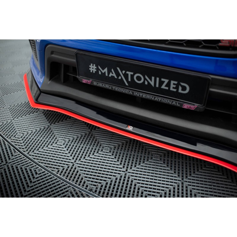 Front Splitter V.2 Subaru WRX STI Mk1 Facelift a 685,50 € uniw-SU-IM-4F-WRX-STI-FD1G+FD1RRED*20305 chez CAROU TUNING