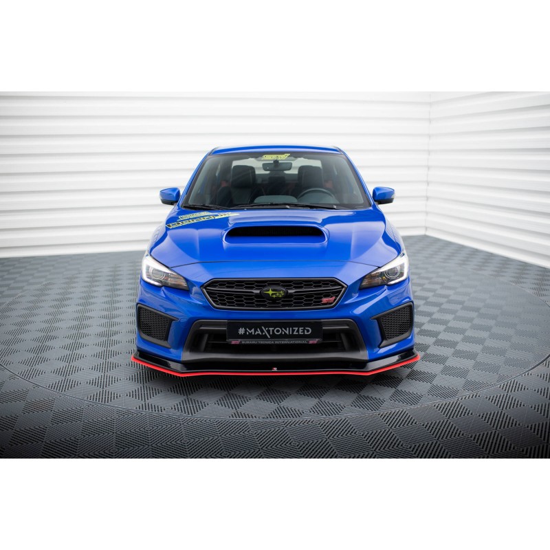 Front Splitter V.2 Subaru WRX STI Mk1 Facelift a 685,50 € uniw-SU-IM-4F-WRX-STI-FD1G+FD1RRED*20305 chez CAROU TUNING