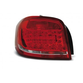 FEUX ARRIÈRE À LED ROUGE BLANC conviennent à AUDI A3 08-12 a 329,66 € LDAUB6 chez CAROU TUNING
