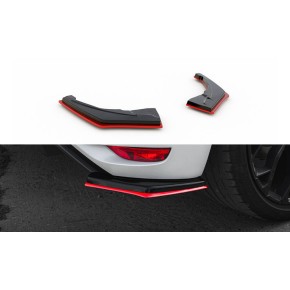 Rear Side Splitters V.2 Renault Megane RS Mk4 a 421,03 € uniw-RE-ME-4-RS-RSD1G+RSD1RRED*20376 chez CAROU TUNING