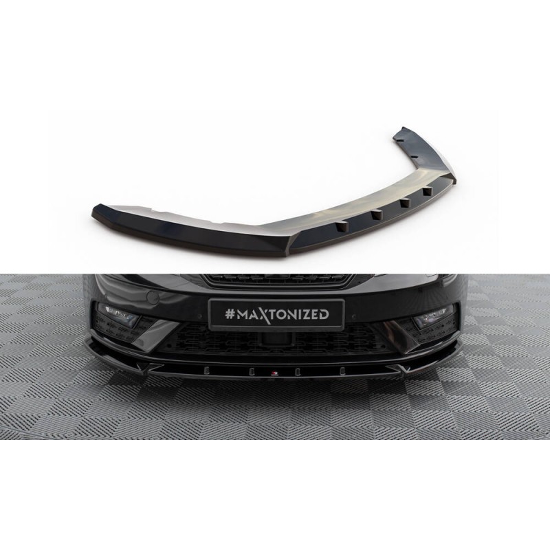 Front Splitter V.1 Seat Leon Mk3 Facelift a 421,03 € uniw-SE-LE-3F-FD1G*20378 chez CAROU TUNING