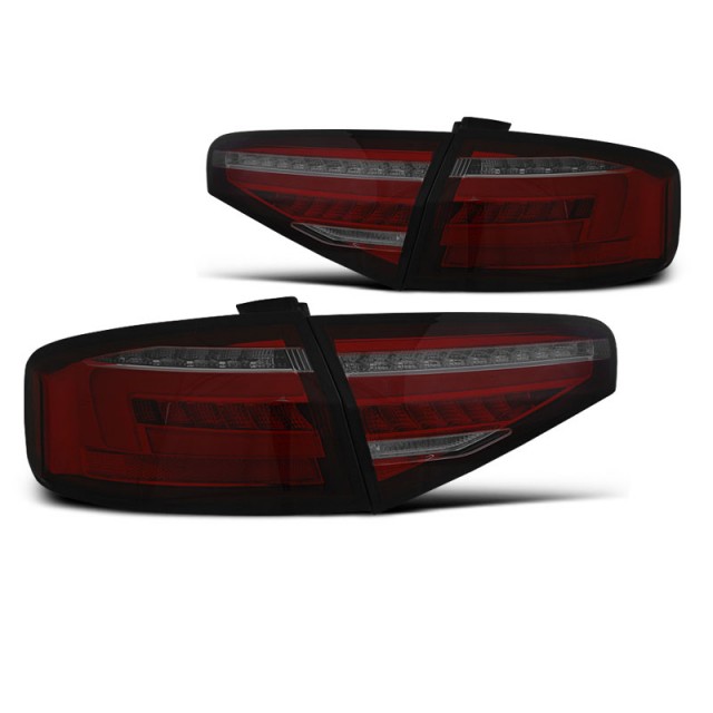 Feux Arrière LED Fumés Rouges Seq pour Audi A4 B8 2012-2015 Sedan a 608,76 € LDAUH0 chez CAROU TUNING