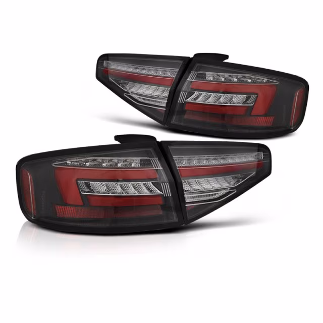 Feux Arrière À Del Noirs Séquentiels Pour Audi A4 B8 2012-2015 Sedan a 608,76 € LDAUH6 chez CAROU TUNING