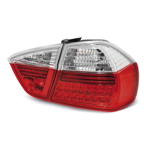 Feux Arrière LED Rouge Blanc pour BMW E90 2003-2008 a 247,90 € LDBM26 chez CAROU TUNING