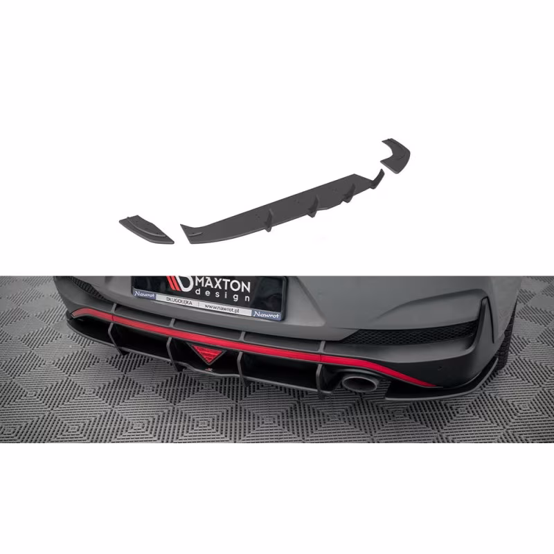 Street Pro Rear Diffuser Hyundai I30 Fastback N-Line Mk3 Facelift a 630,49 € uniw-HYI303FNLINEFBCNC-RS1BRB*20520 chez CAROU TUNING
