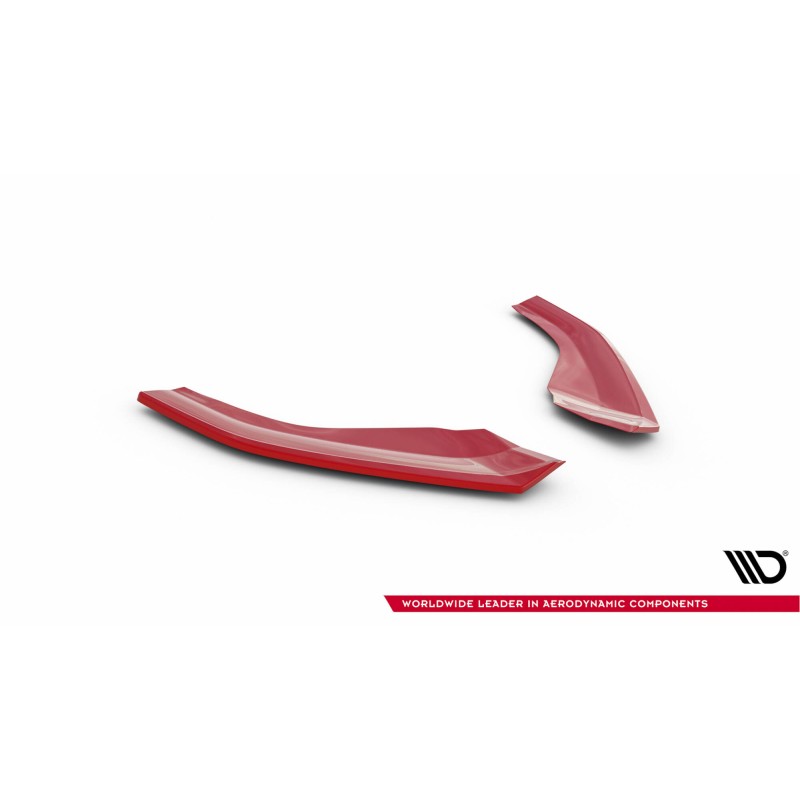 Front Side Splitters Volkswagen Golf GTI Mk7 Facelift a 209,46 € uniw-VW-GO-7F-GTI-FD6RED*20533 chez CAROU TUNING