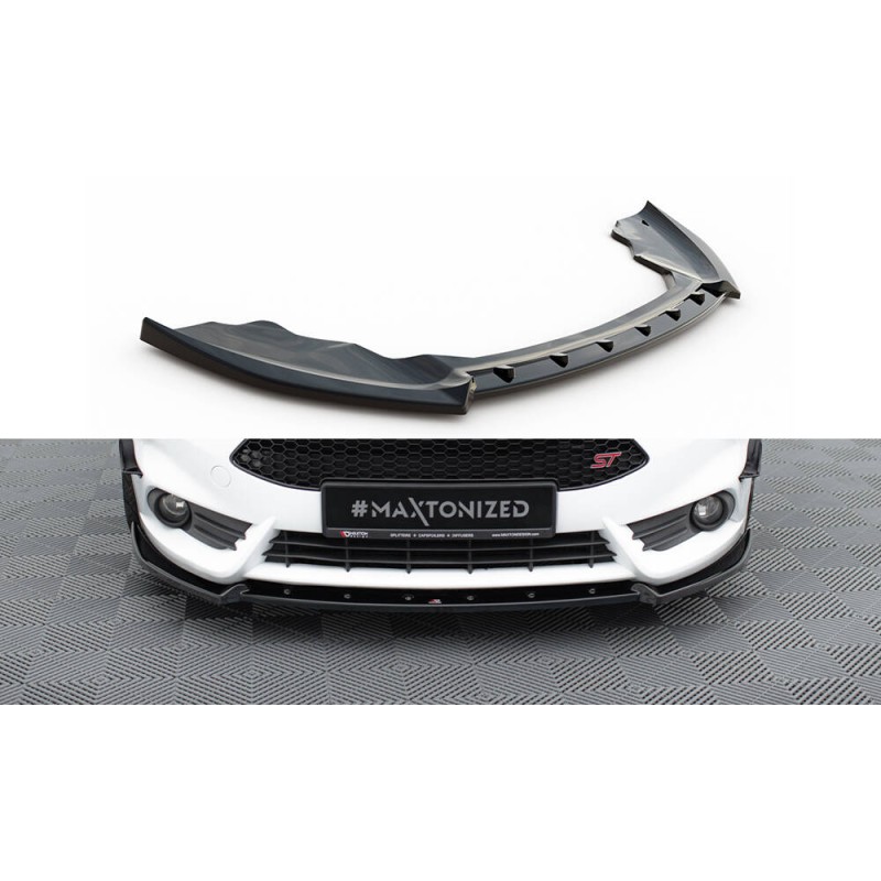 Front Splitter V.4 Ford Fiesta ST Mk7 Facelift a 421,03 € uniw-FO-FI-7F-ST-FD4G*20539 chez CAROU TUNING