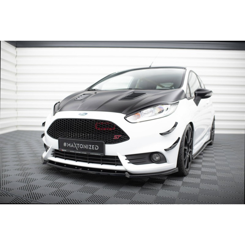 Front Splitter V.4 Ford Fiesta ST Mk7 Facelift a 421,03 € uniw-FO-FI-7F-ST-FD4G*20539 chez CAROU TUNING