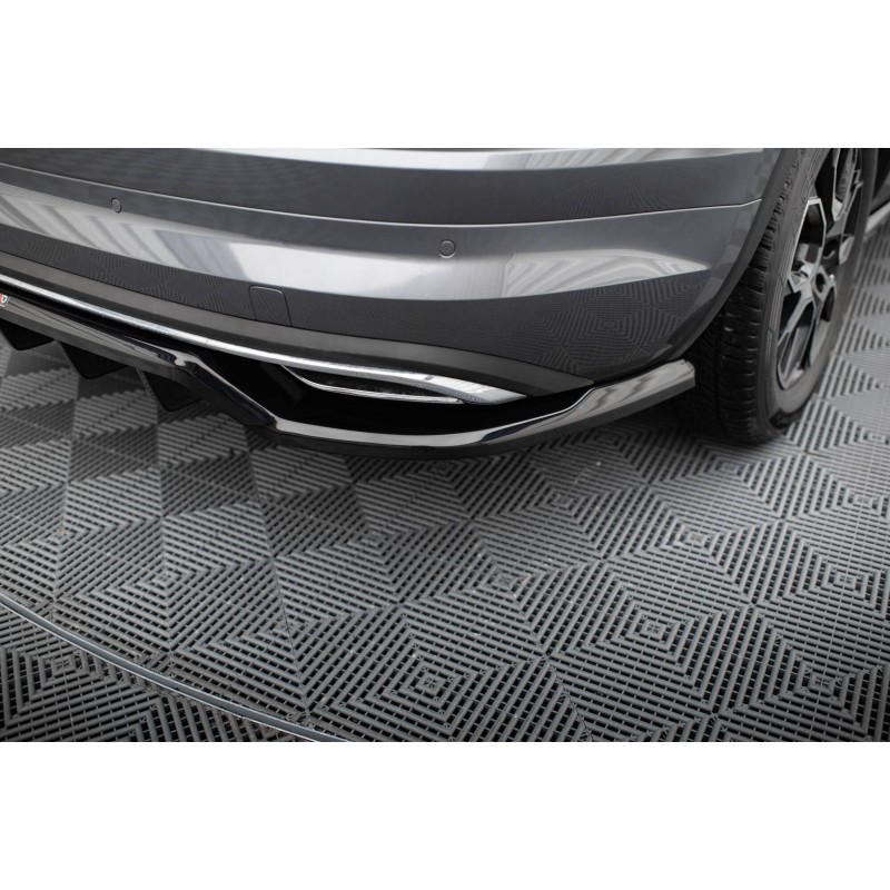 Rear Splitter (with vertical bars) Skoda Kodiaq Sportline Mk1 Facelift a 526,82 € uniw-SK-KO-1F-SL-RD1G+RD2G*20639 chez CAROU TUNING