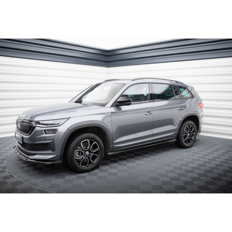 Side Skirts Diffusers Skoda Kodiaq Sportline Mk1 Facelift a 421,03 € uniw-SK-KO-1F-SL-SD1G*20640 chez CAROU TUNING