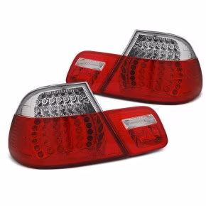  Feux Arrière LED Rouge Blanc SEQ pour BMW E46 Coupé 1999-2003 à  335,70 €  Chez CAROU TUNING CONCEPT en GuadeloupeFeux Arrière LED Rouge Blanc SEQ pour BMW E46 Coupé 1999-2003