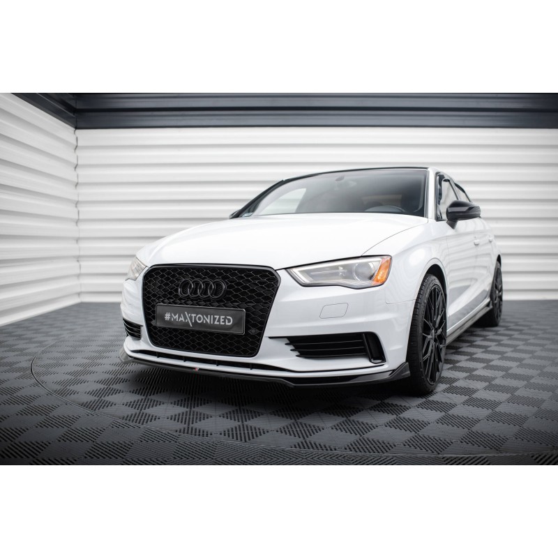 Front Splitter V.2 Audi A3 Sedan 8V a 421,03 € uniw-AU-A3-3-S-FD2G*20735 chez CAROU TUNING