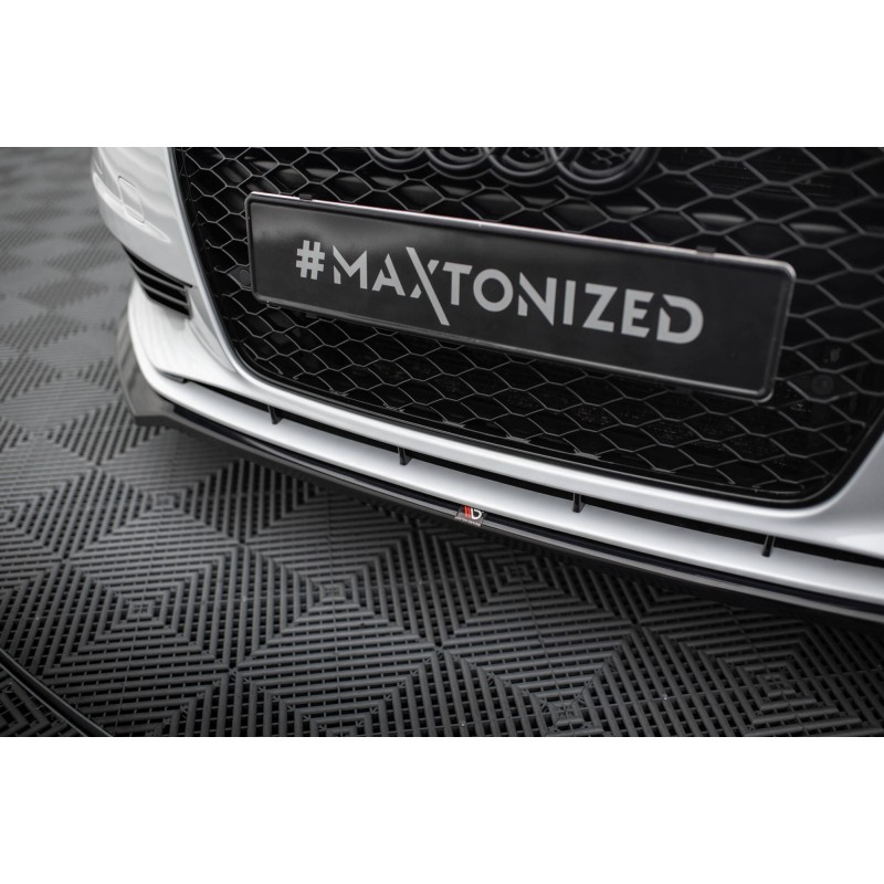 Front Splitter V.2 Audi A3 Sedan 8V a 421,03 € uniw-AU-A3-3-S-FD2G*20735 chez CAROU TUNING