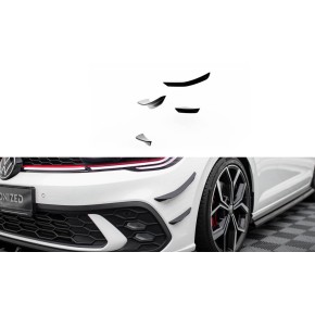 Front Bumper Wings (Canards) Volkswagen Polo GTI Mk6 Facelift a 209,46 € uniw-VW-PO-6F-GTI-CAN1*20767 chez CAROU TUNING