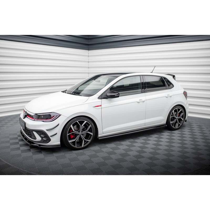 Side Skirts Diffusers Volkswagen Polo GTI Mk6 Facelift a 421,03 € uniw-VW-PO-6F-GTI-SD1G*20777 chez CAROU TUNING